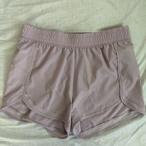 GAIAM light purple athletic shorts